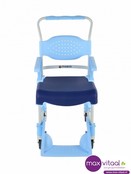 Mobiele douche- en toiletstoel -