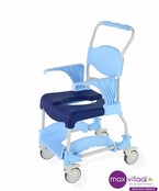 Mobiele douche- en toiletstoel -