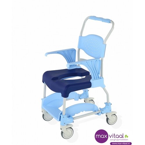 Mobiele douche- en toiletstoel -