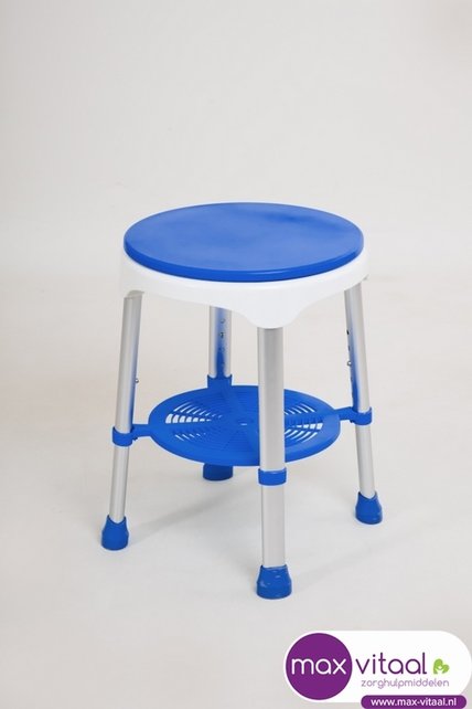 Luxe douchekruk met draaibare zitting