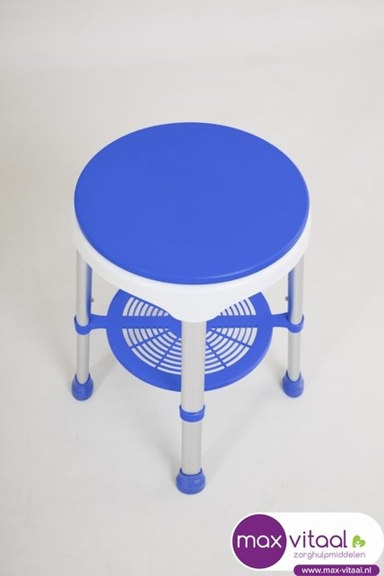 Luxe douchekruk met draaibare zitting