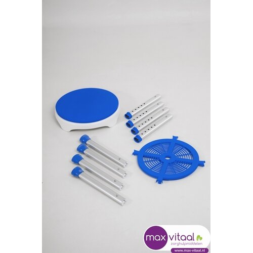 Luxe douchekruk met draaibare zitting