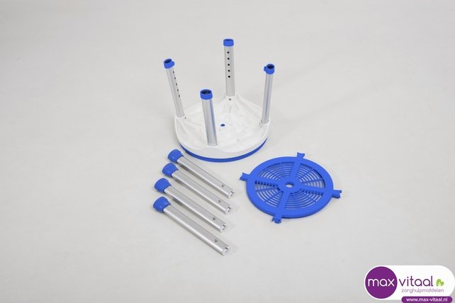 Luxe douchekruk met draaibare zitting