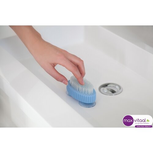 Nagelborstel op zuignappen