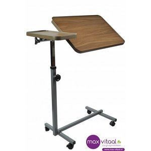 Bedleestafel, vast en kantelbaar blad