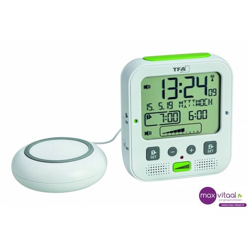 Radiografische wekker met trilalarm