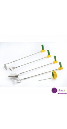 Tuingereedschap extra lange steel met pistoolgrip handvat -