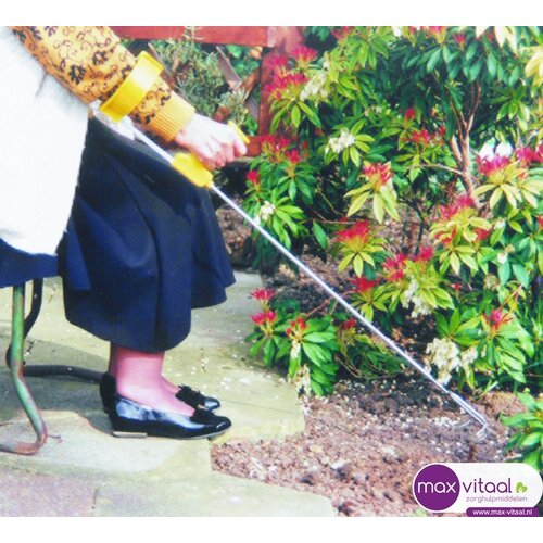 Tuingereedschap extra lange steel met pistoolgrip handvat -