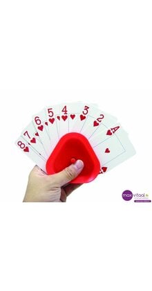 Kaartenhouder driehoek per 4