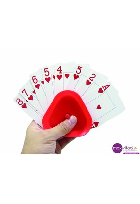 Kaartenhouder driehoek per 4