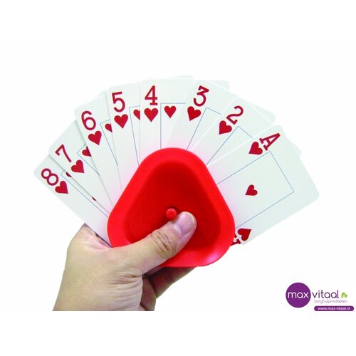 Kaartenhouder driehoek per 4