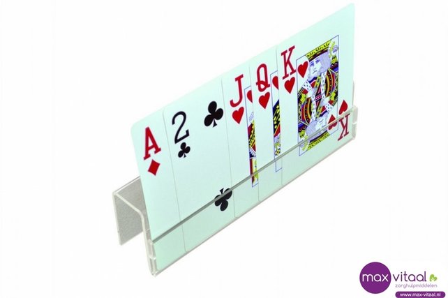 Kaartenhouder kunststof
