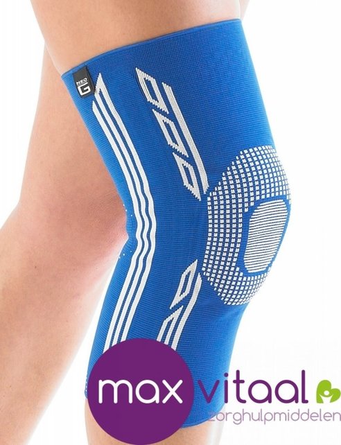 Airflow Plus stabiliserende knie support met siliconen patella kussen - Airflow Plus stabiliserende knie support met siliconen patella kussen -