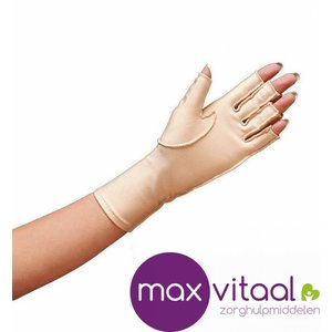 Oedeemhandschoenen - halve vingers over de pols -