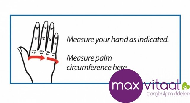 Oedeemhandschoenen - halve vingers over de pols -