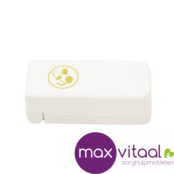 Pillenhulpmiddelen - pillensplijter met opbergvakje - Pillenhulpmiddelen - pillensplijter met opbergvakje -