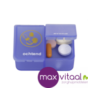 Pillendoos - 1 dag - 2 vakken - blauw - NL Pillendoos - 1 dag - 2 vakken - blauw - NL