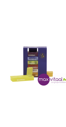 Pillendoos - 7 dagen - 4 vakken per dag