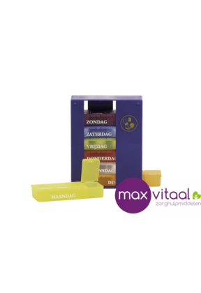 Pillendoos - 7 dagen - 4 vakken per dag