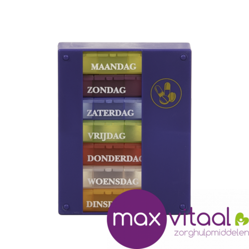 Pillendoos - 7 dagen - 4 vakken per dag
