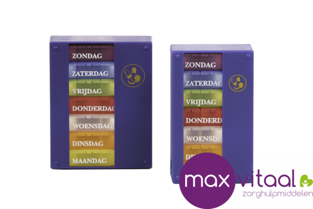 Pillendoos - 7 dagen - 4 vakken per dag Pillendoos - 7 dagen - 4 vakken per dag