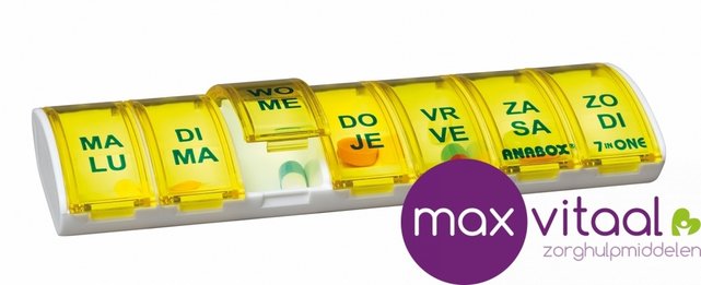 Pillendoos - 7 dagen - 1 vak per dag Pillendoos - 7 dagen - 1 vak per dag