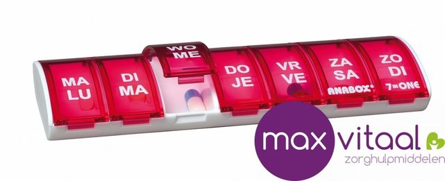 Pillendoos - 7 dagen - 1 vak per dag Pillendoos - 7 dagen - 1 vak per dag