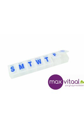 Pillendoos extra groot - 7 dagen - 1 vak per dag