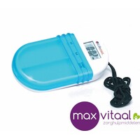 Pillendoos met alarm - 2 vakken