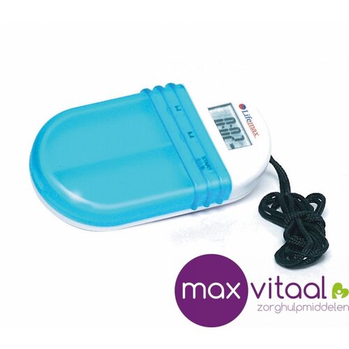 Pillendoos met alarm - 2 vakken