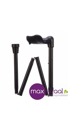 Opvouwbare wandelstok anatomisch - 2 kleuren - L of R - 19mm