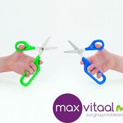 Zelfopenende schaar met 1 groot oog en 1 klein oog - Zelfopenende schaar met 1 groot oog en 1 klein oog -