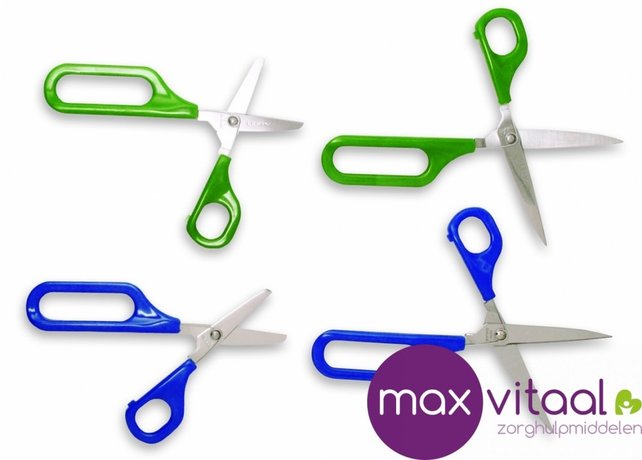 Zelfopenende schaar met 1 groot oog en 1 klein oog - Zelfopenende schaar met 1 groot oog en 1 klein oog -