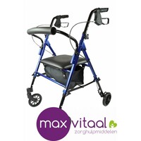 Rollator lichtgewicht blauw