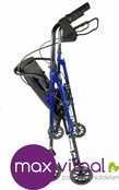 Rollator lichtgewicht blauw