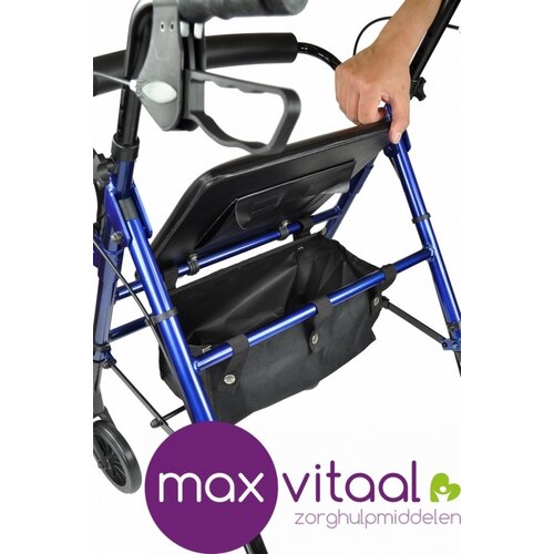 Rollator lichtgewicht blauw