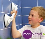 Mobiele wandbeugel kindergreep Mobiele wandbeugel kindergreep