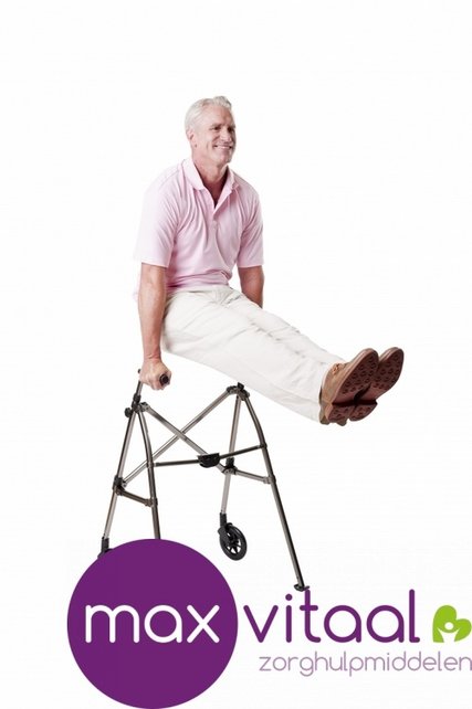 Looprek met 2 wielen -