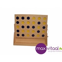Houten 4 op een rij spel 60 x 25 x 45cm