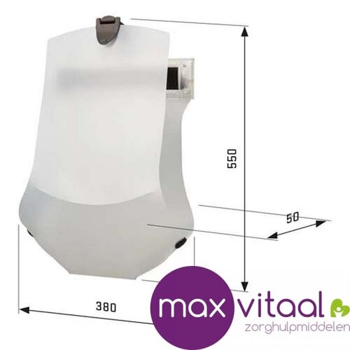 Postvanger met tochtborstel