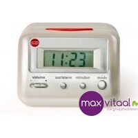 NL sprekende wekker, digitaal, wit