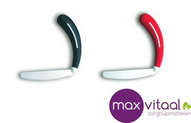 Bestek - mes gehoekt -