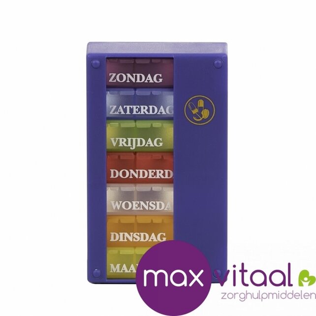 Pillendoos - 7 dagen - 3 vakken per dag -NL