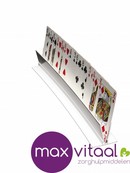 Kaartenhouder plastic dubbelzijdig