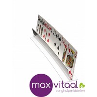 Kaartenhouder plastic dubbelzijdig