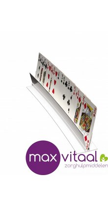 Kaartenhouder plastic dubbelzijdig