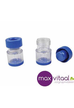 Pillenhulpmiddel - pillenvergruizer met opbergbox