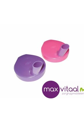 Drinkbeker geribbeld Sure Grip - los  tuitdeksel met temperatuurindicatie