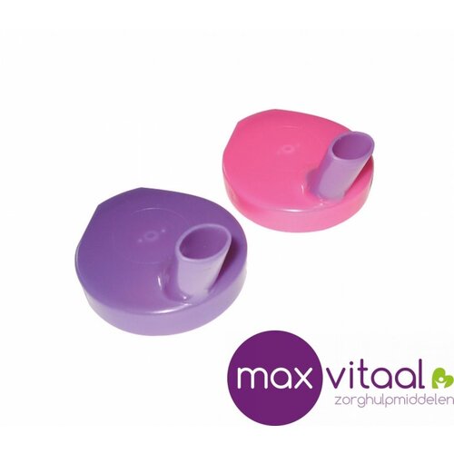 Drinkbeker geribbeld Sure Grip - los  tuitdeksel met temperatuurindicatie