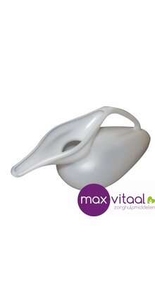 Urinaal voor vrouwen, melkwit